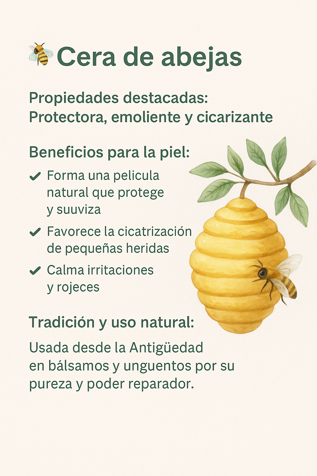 Cera de Abeja